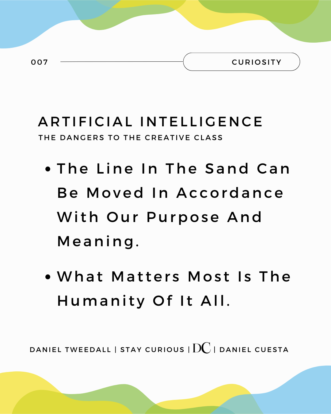 A.I & The Line In The Sand · Wednesdays Of Wisdom