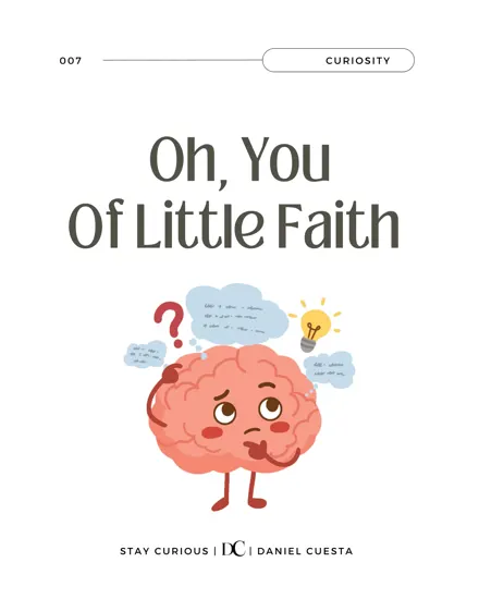 Oh, You Of Little Faith 