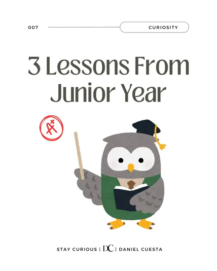 Happy 2-Year Anniversary! Top Three Lessons From Junior Year