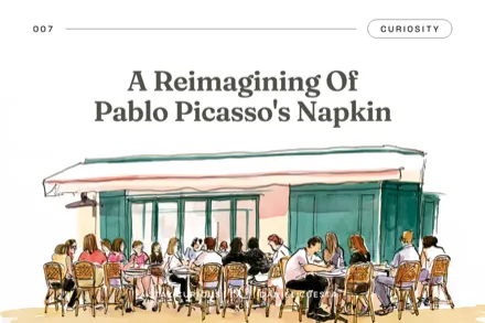 A Reimagining Of Pablo Picassos Napkin: